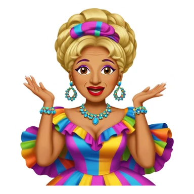 Celia cruz cantando sticker
