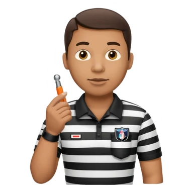 American football Referee sticker