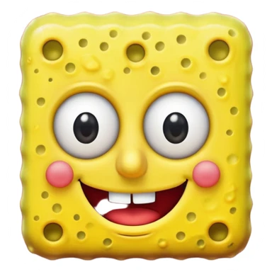 spongebob in red  sticker