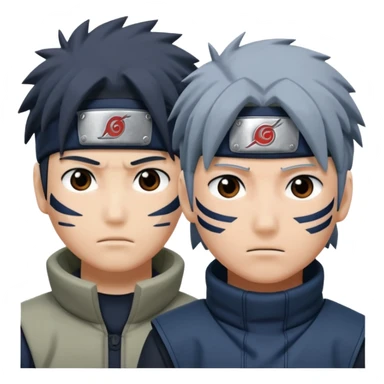 Какаши и Итачи sticker