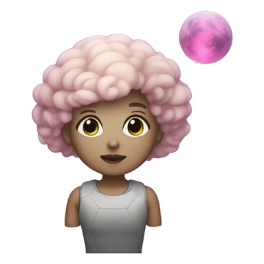 Zodiac sign Cancer in space style sticker