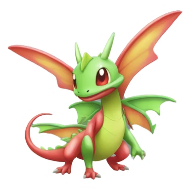 Full body cute shiny colorful Flygon-Scyther-grovyle sticker