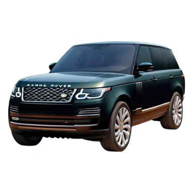 Range Rover (2022) – cinematic-realistic Range Rover emoji, its elegant black body gleaming under the soft light of dawn as it glides effortlessly across rugged terrain. The powerful V8 engine hums as it conquers rocky hills and dense forests, blending luxury with off-road prowess. Inside, the cabin is an oasis of comfort, showcasing leather, wood, and the latest technology in a seamless, sophisticated design. sticker