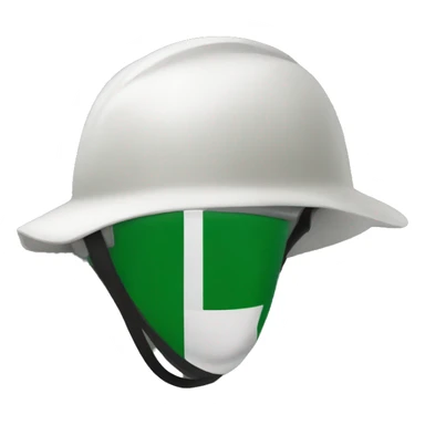 nigeria flag gardener pith helmet sticker