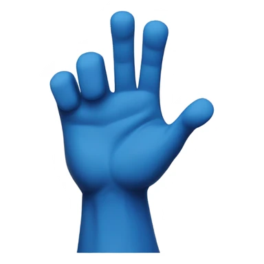 Mr fantastic holding up four fingers sticker