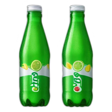 Sprite drink bottle sticker