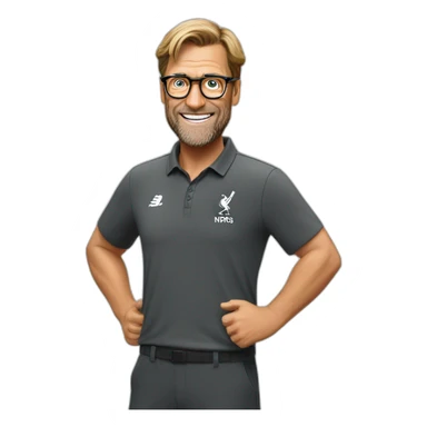 jurgen klopp Tipping Hand sticker