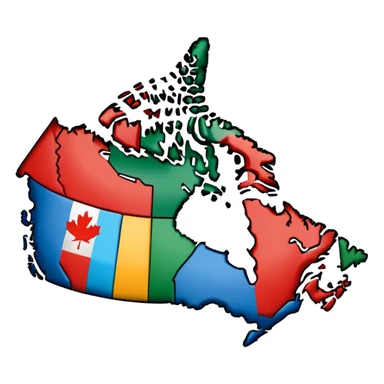 canada map sticker