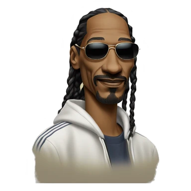 Iconic-style Candid Likeness Snoop Dogg:

A chill legend in oversized shades, braids, and a casual tracksuit. Often seen with a laid-back smirk, he radiates effortless cool and smooth, mellow energy. sticker