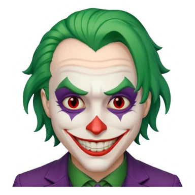 Joker ki souris avec des yeux rouge sticker