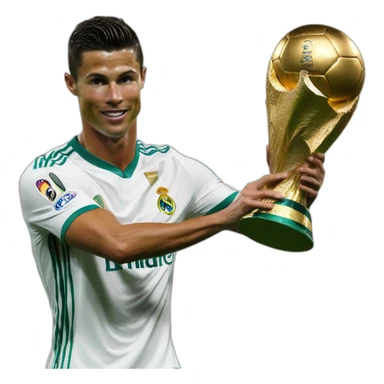 Cristiano Ronaldo doing de the suii sticker