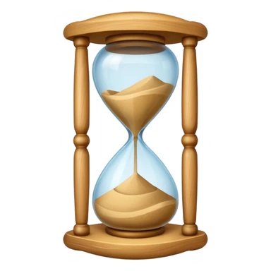 hourglass sticker