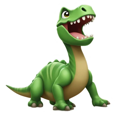 dinossaur Rolling On the Floor Laughing sticker