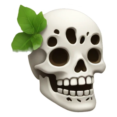 Calavera enfadada sticker