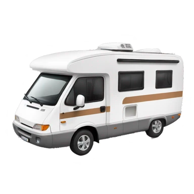 Hymer Campingcar alkoven white  sticker