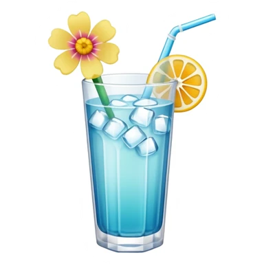 realistic aesthetic drink with flower decor sticker