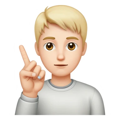 Person die Mittelfinger zeigt  sticker