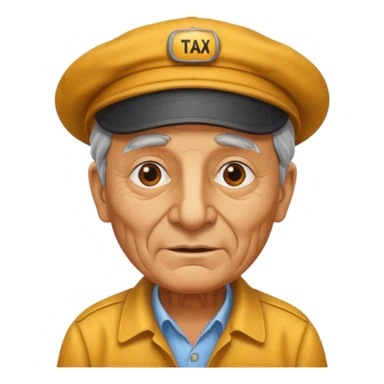  taxi driver old sticker