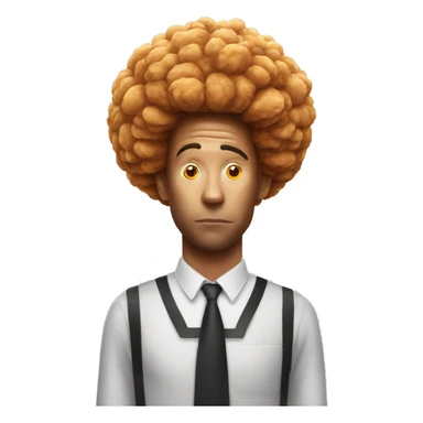 hypnotized by kfc chicken sticker