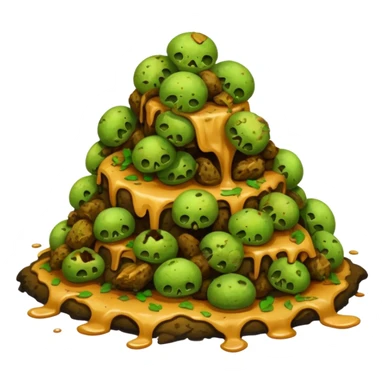 simple rotten food, no faces, no people sticker