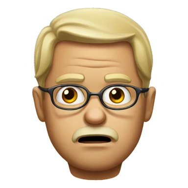 Disgusted Judgemental Emoji sticker