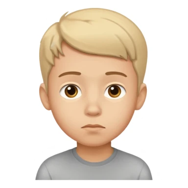 thinking boy emoji sticker