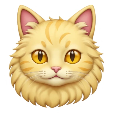 cat made of moon emojis simple  sticker