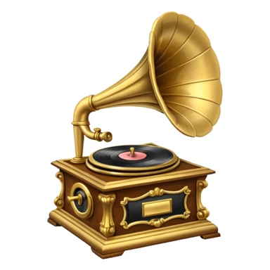 Gramophone sticker