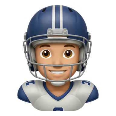american football player sticker