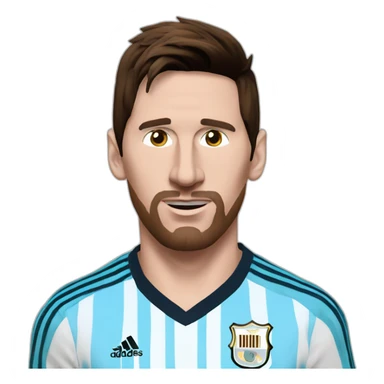 Lionel Messi argentina sticker