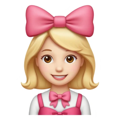 Emoji coquette sticker