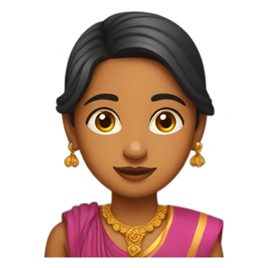 Indian girl from Goa sticker