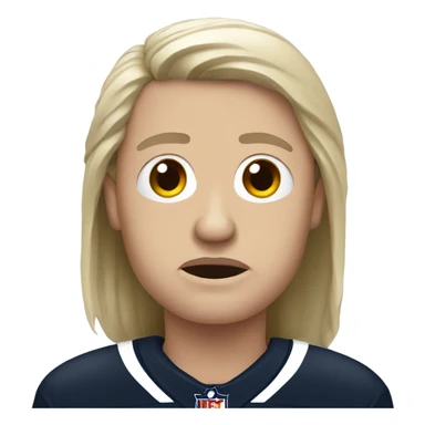 Sad  white Chicago bears fan  sticker