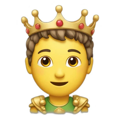 chat avec une couronne sur le côté sticker