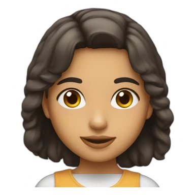 cute latina girl sticker