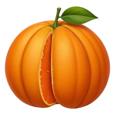 Muscle Orange Fruit sticker