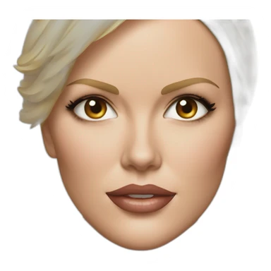 charlize theron ultra realistic sticker