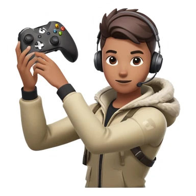 Xbox playing Fortnite  sticker