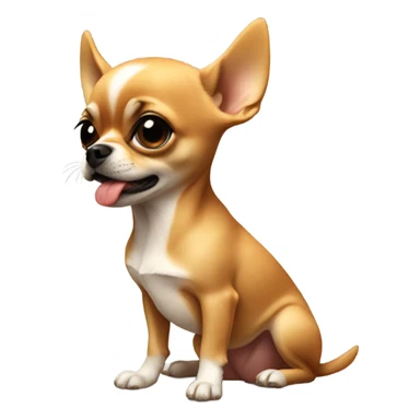 P Diddy kissing chihuahua sticker