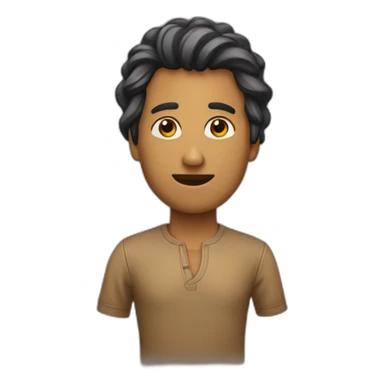 Personne qui n'a pas de cheveux sur la tête sticker