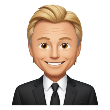 Pat Sajak wheel of fortune sticker