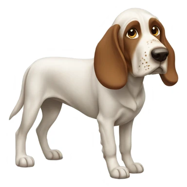 Bracco Italiano dog sticker