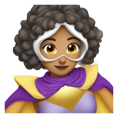 Latino woman angel superhero  sticker