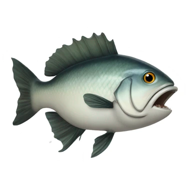 How you would show how large a fish is with your hands  sticker