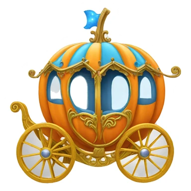 cinderella pumpkin carriage  sticker
