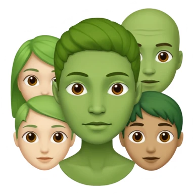 green people sticker