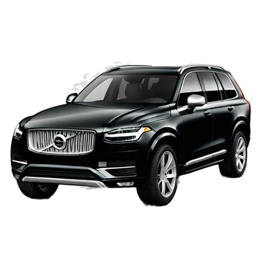 Black Volvo xc90 2024 sticker