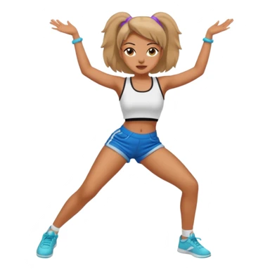 Girl twerking  sticker