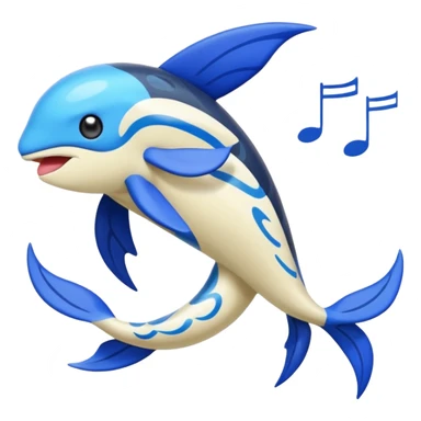 Meloetta-Kyogre-Pokémon-Fakémon-fusion-hybrid-creature sticker