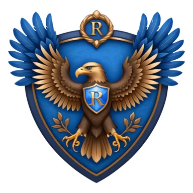 Hogwarts Ravenclaw crest Eagle sticker